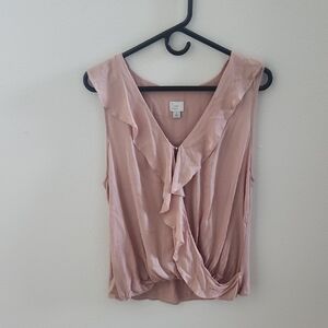 a new day Blush Ruffle Blouse